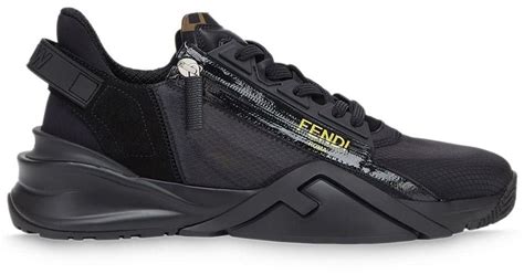 black fendi men's shoes|fendi sneakers men black.